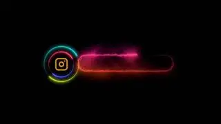 ✌️New🤩INSTAGRAM🔥No Text Neon Logo Animation Black Screen⚫Just Add Name Download Link In Description👇