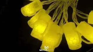 Bierglas-Lichterkette | LED-Lichterkette | Batterie | Dekoration | Bier 🍻