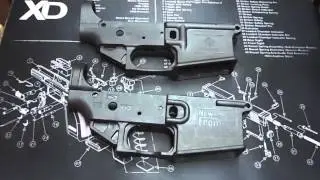 Lightweight Polymer AR15 Lower Comparison - New Frontier LW15 and American Tactical Imports Omni