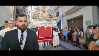 Virgen del Rosario. Pasa la Virgen de la Candelaria. Corpus 2022. Traslado de ida.