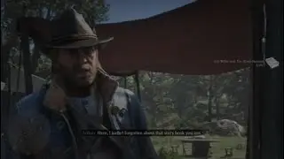 Arthur gives Jack an Otis Miller Penny Dreadful Book RDR2 Red Dead Redemption 2