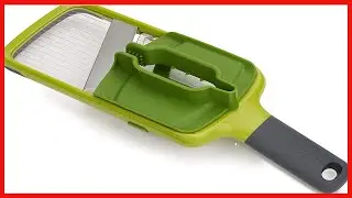 Joseph Joseph Multi Hand held Mandoline Slicer with Food Grip and Adjustable Blades Dishwasher Safe