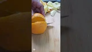 Cutting Orange #slicing #cuttingskills #slicingorange