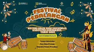 Live FESTIVAL PEDALANGAN Wayang Golek Anak Dan Remaja Kabupaten Gunungkidul 01 November 2025