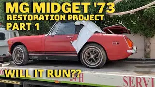 WILL IT RUN?? part 1, MG MIDGET RESTORATION PROJECT 2