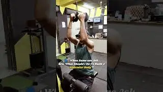 Bro What Should I Do To Build A Muscular Body ? #buildyourbody #musclepower #mostmuscular #viral
