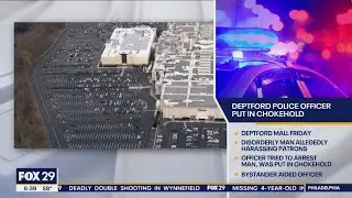 Police: Bystander comes to aid of Deptford officer put in chokehold by man during mall struggle