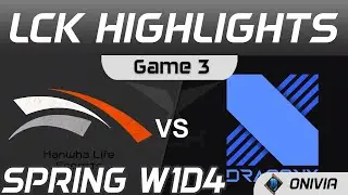 HLE vs DRX Highlights Game 3 LCK Spring Season 2021 W1D4 Hanwha Life Esports vs DragonX by Onivia