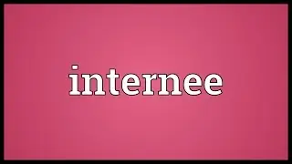 Internee Meaning