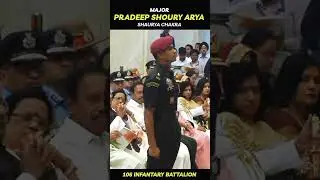 Major Pradeep Shoury Arya Receiving Shaurya Chakra | Territorial Army | PARA SF