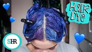 How To: BLUE OMBRE HAIR DYE with Arctic Fox & Colorista!