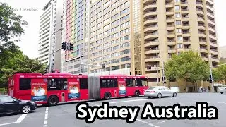 SYDNEY AUSTRALIA - Walking to Pullman Hotel Hyde Park from Central Train Station
