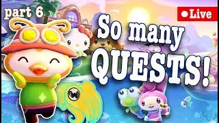 Hello Kitty Island Adventure live- Unlocking the PickAxe, Level 11 Quests & Icy Peak | livestream