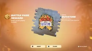 Fortnite Spray:  OUTATIME     ( Back to the Future set )