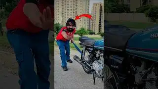 Kapde Se Bike Start Kr Di 🤯 #shorts