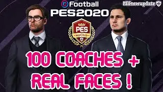 PES 2020 MyClub Legends Coach Pack for EvoWeb Patch 6.5 ( 100 Coaches ! )