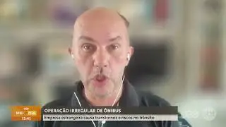Empresa estrangeira de ônibus causa transtornos e riscos no trânsito | Trânsito | SCC Meio-Dia