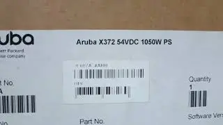 Power supply HP ARUBA X372 54VDC 1050W PS - kode JL087A