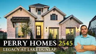 Perry Homes | Legacy at Lake Dunlap | 2545 Plan | 2545 SF | 4 Beds | Model Home Tour | New Braunfels
