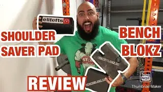 BENCH BLOKZ REVIEW // SHOULDER SAVER PAD REVIEW | alternatives to the board bench press