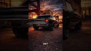 Schwarzer V8 ohne Gnade &ndash; Oldschool Muscle im Industriefeuer 🔥 #musclecar #v8 #chevelle brutal!!!!!!