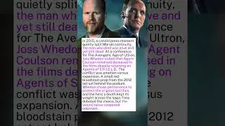Why Joss Whedon Kept Coulson Dead Even After His Return