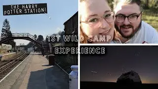 UK Van Life - 1st WILD CAMP EXPERIENCE - Yorkshire Moors - Harry Potter train station