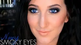 Makeup Tutorial | Navy Smoky Eye ft. IT Cosmetics Naturally Pretty Palette