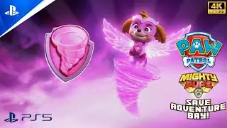 PAW Patrol Mighty Pups Save Adventure Bay - Gameplay Walkthrough Part 4 - Jake's Mountain [4K 60FPS]