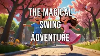 The Magical Swing Adventure || Park ki video's || English Carton || English Story || English