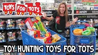 Toy Hunting For Toys For Tots 2015 - Shopkins, Barbie, Play Doh, Lalaloopsy, Baby Alive,