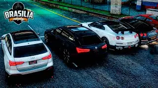 Duas Audi RS6 contra 3 Nissan GTR! - BRP 1 #84