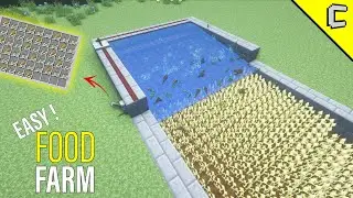 Easy Wheat/Food Farm | Minecraft Java and Bedrock 1.16+