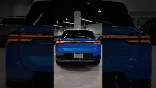 The Stunning 2024 Equinox EV In Riptide Blue Metallic.