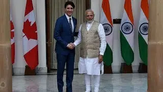 Canadian PM meets Modi at the end of his 8-day trip