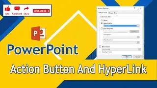 #powerpoint #powerpointanimations Hyperlink and Action in Powerpoint