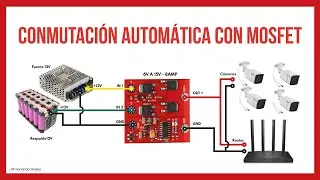 🔋 UPS DC 12V 8A with Intelligent MOSFET Automatic Switching