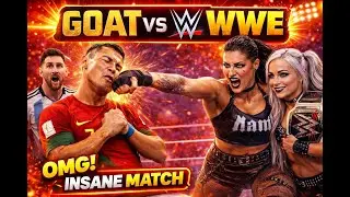 Messi & Ronaldo vs. Liv & Rhea: LIVE FIGHT #shorts #shortslive #shortsfeeds #cr7 #messi