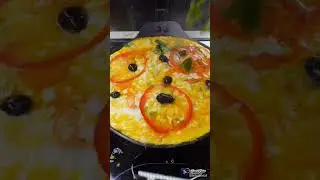 Lazy breakfast/ Easy omelette recipe/ my cooking skills and vlog