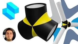 PVC Pipe 3 Way Connector 120° Degrees in [ Shapr3D ]