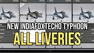 IndiaFoxtEcho Eurofighter Typhoon EF2000 | ALL LIVERIES | MSFS2020 | MSFS2024 