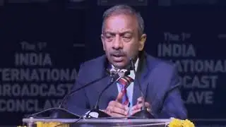 Secretary MIB Amit Khare shared his views at 1st India International Broadcast Conclave