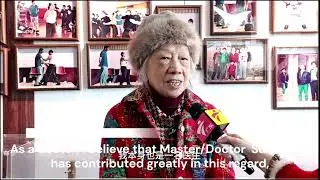 Ceremony of unveiling Wing Chun Legend Dr. Sum Neng's bronze status