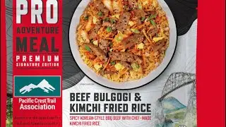 NEW ReadyWise pro adventure meal premium beef bulgogi and kimchi fried rice - freeze dried