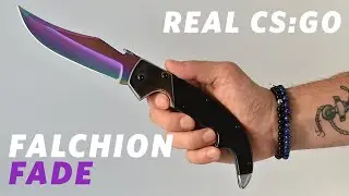 REAL CS:GO KNIVES - FALCHION - Fade - KNIFY