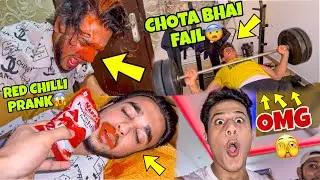 Danik Crying😨 Chota bhai ke sath Power Challenge Red Chilli PRANK😂 | | Preparation for Ladakh Ride