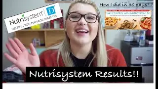NUTRISYSTEM D REVIEW! Results after 30 days.