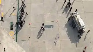 Height and Chair lift trapped person evacuation drill