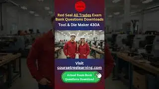 Red Seal Tool & Die Maker Exam Questions Download  #redseal #toolmakerexam #toolmaker #diemakers
