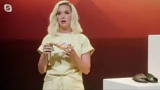 Katy Perry Leather Block Heels - The Pyramid on QVC